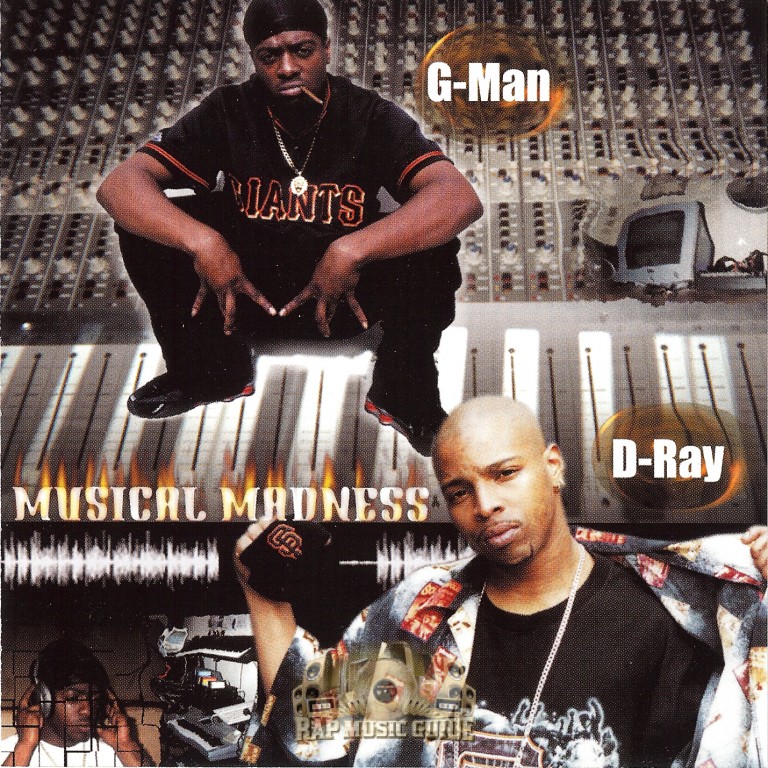 G-Man & D-Ray - Musical Madness: 1st Press. CD | Rap Music Guide